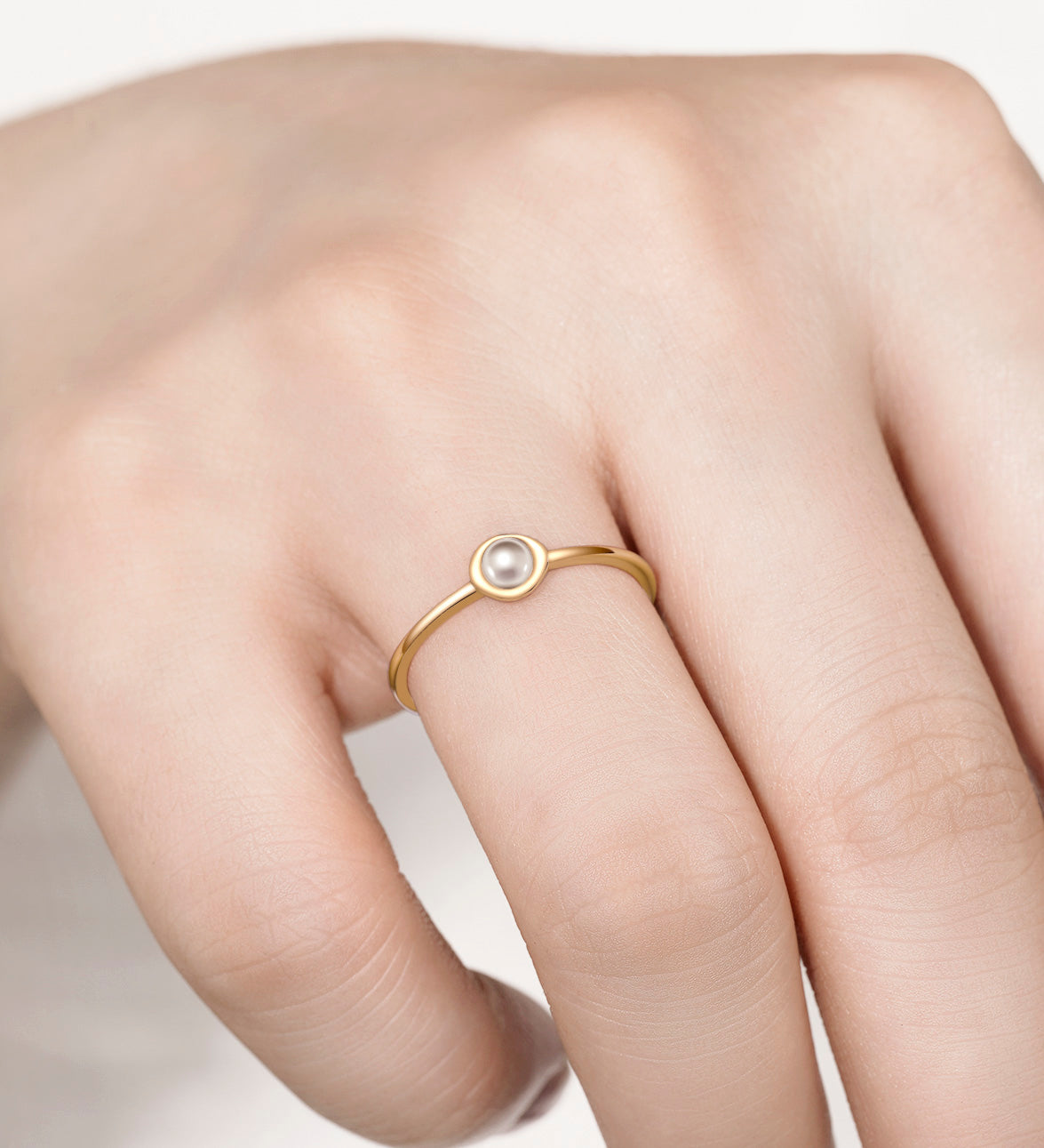 Luna Pearl Ring Miwanna Jewelry