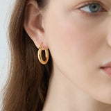 Medium Hoops Gold