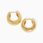 Medium Gold Hoop Earrings - Miwanna