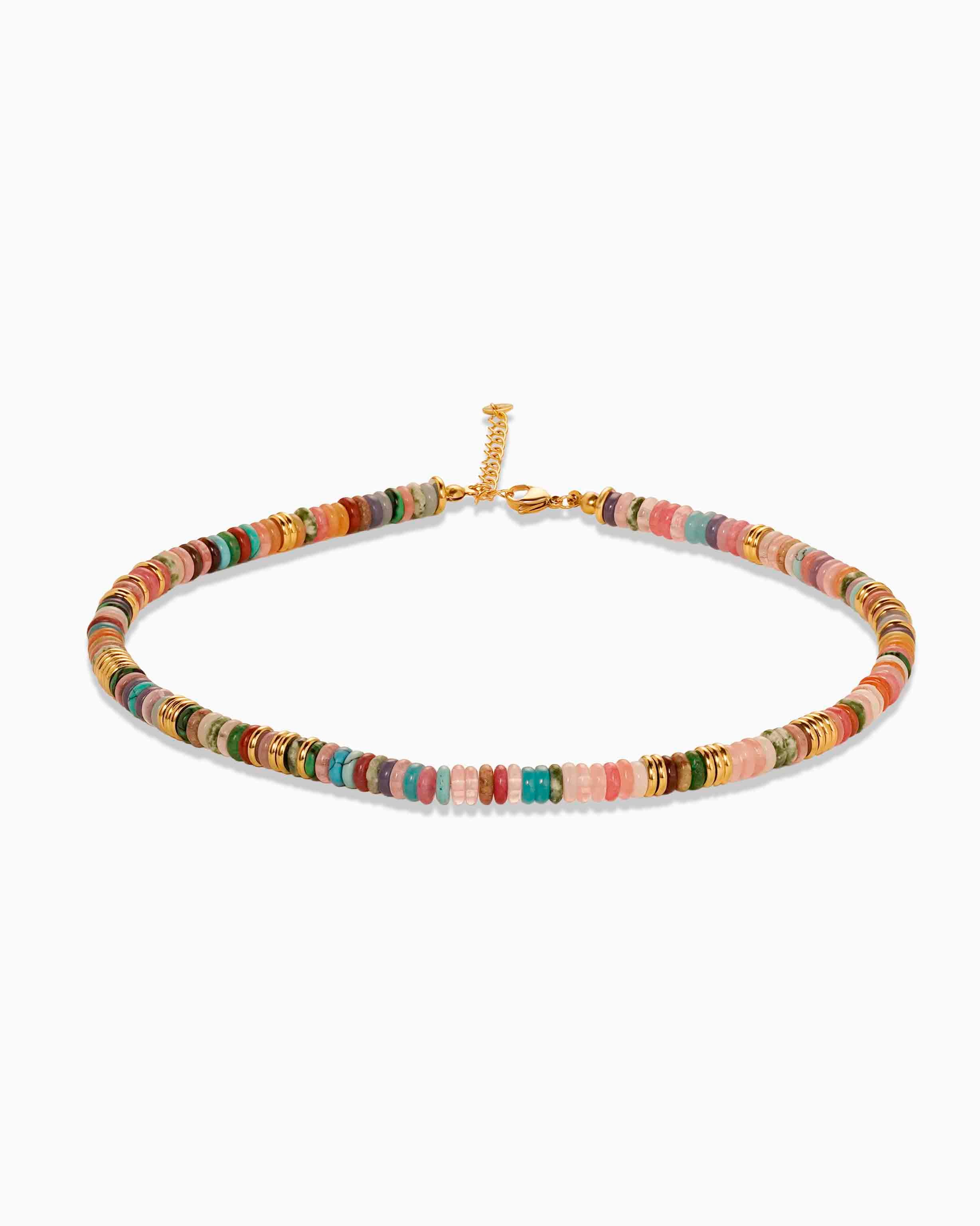 Gemstone Beaded Necklace - Miwanna