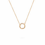 Open Circle Pendant Necklace - Miwanna