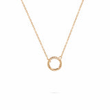 Open Circle Pendant Necklace - Miwanna