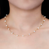 Pearl Station Necklace