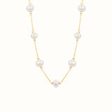 Pearl Station Necklace