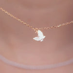 14k Gold Butterfly Necklace - Miwanna