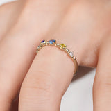 Blue Spinel Ring