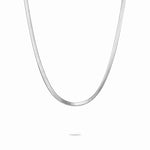 Silver Herringbone Necklace - Miwanna