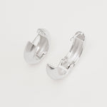 Medium Silver Hoop Earrings - Miwanna