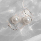 Silver Pearl Earrings - Miwanna