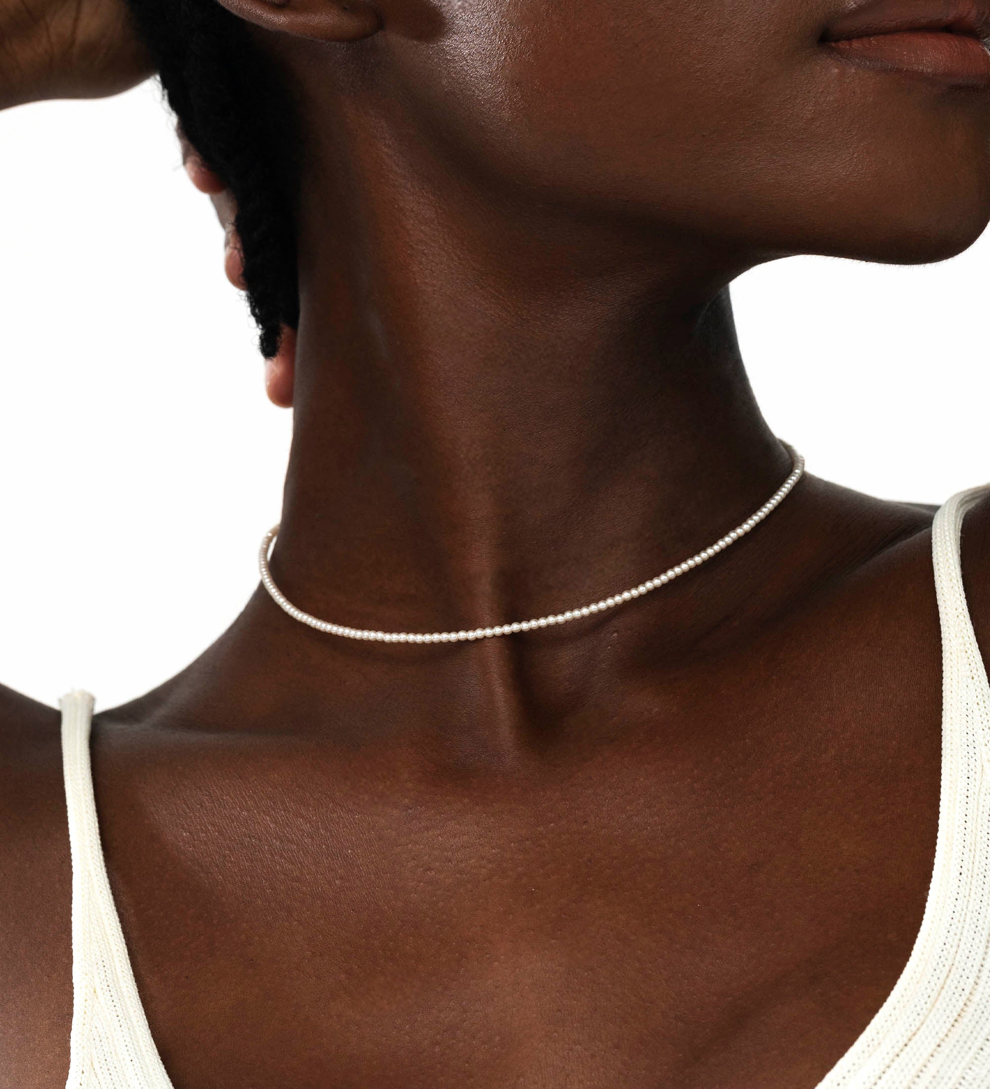 Tiny Pearl Neckalce - Miwanna