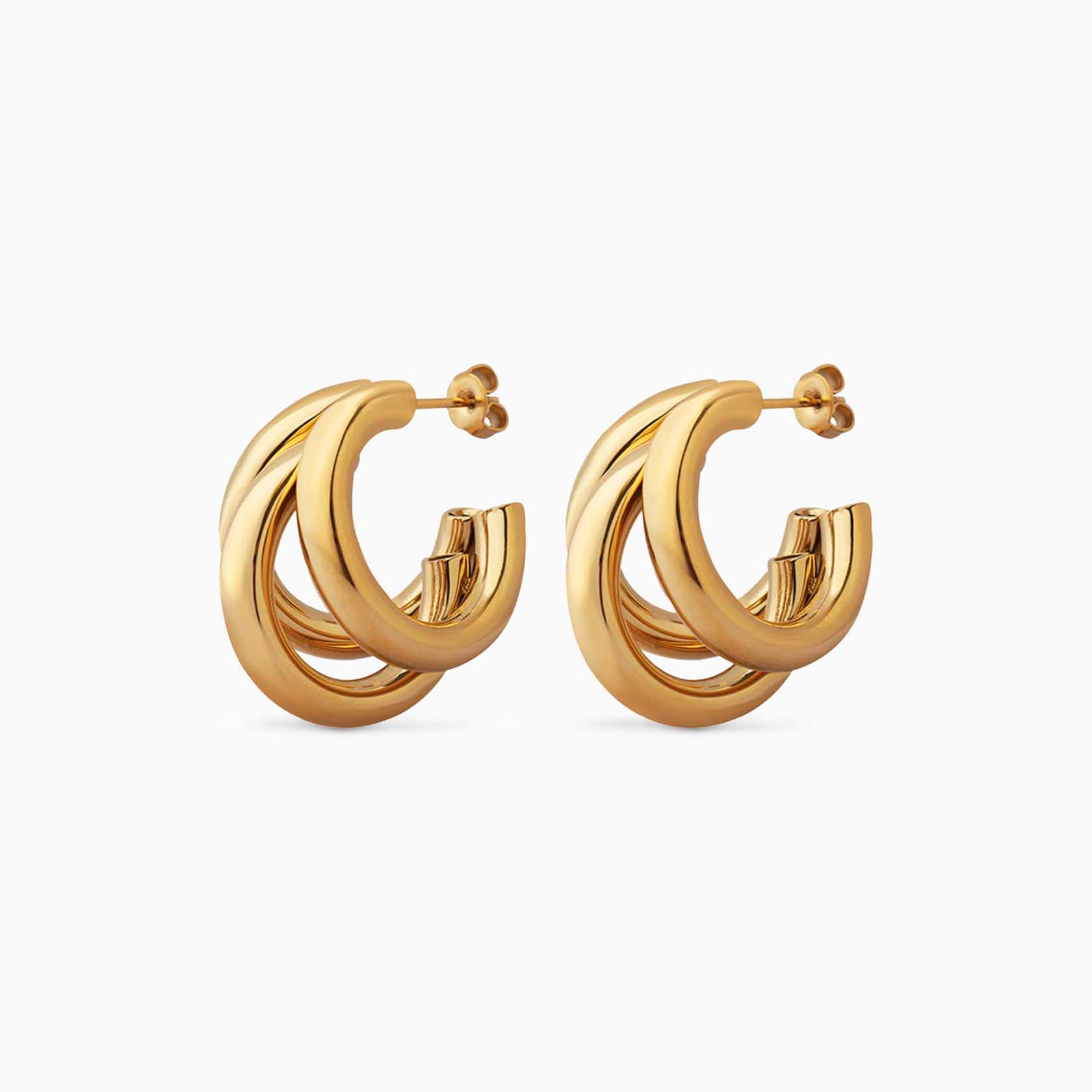 Triple Hoop Earrings - Miwanna